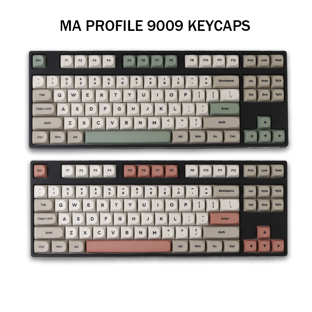 GMK 142 teclas, accesorios de teclado mecánico para juegos, perfil Retro MA, PBT, MX Switch, 9009 - imagen 3