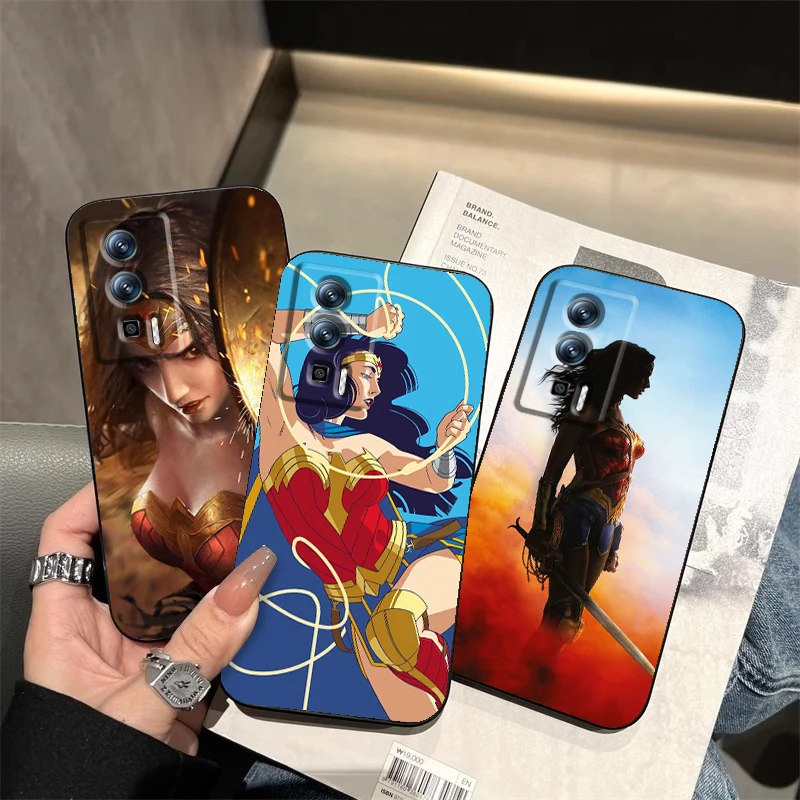 Película Wonders Womans Hero para Xiaomi Redmi 9A 9C 9AT 10C 9 9T 10 12C 13C A3 12 K60 A1 K50 K40 5G, funda negra para teléfono - imagen 2