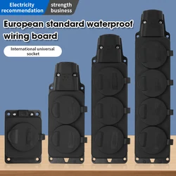 Toma de corriente impermeable IP54 16A 1-4 vias para exteriores