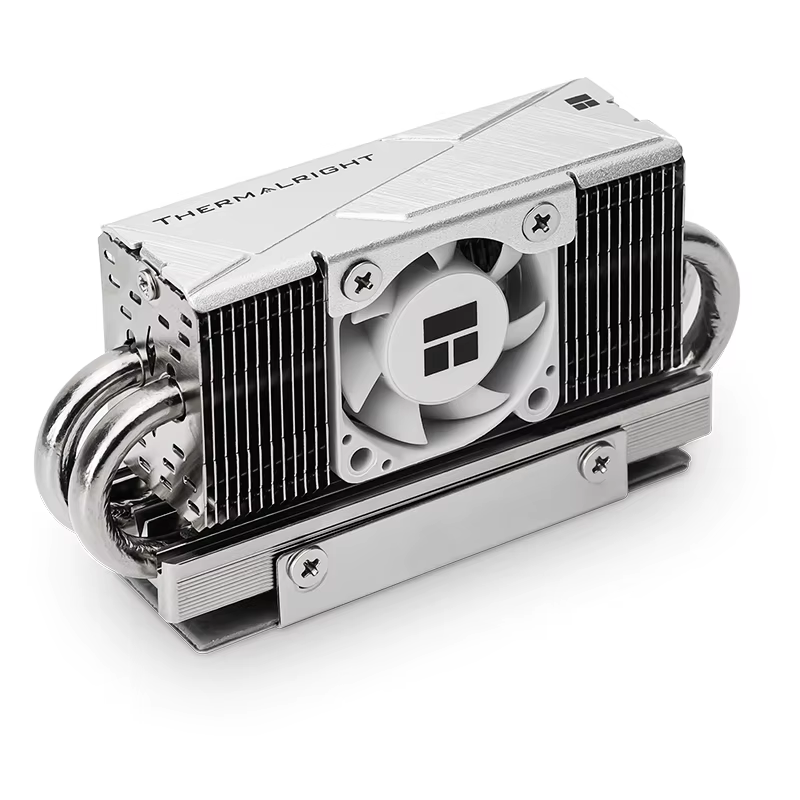 Thermalright-disipador de calor de 2280 M.2, unidad de estado sólido, 4 tubos de calor AGHP, radiador M.2 SSD, junta de enfriador con ventilador PWM 3010 de 4 pines - imagen 2