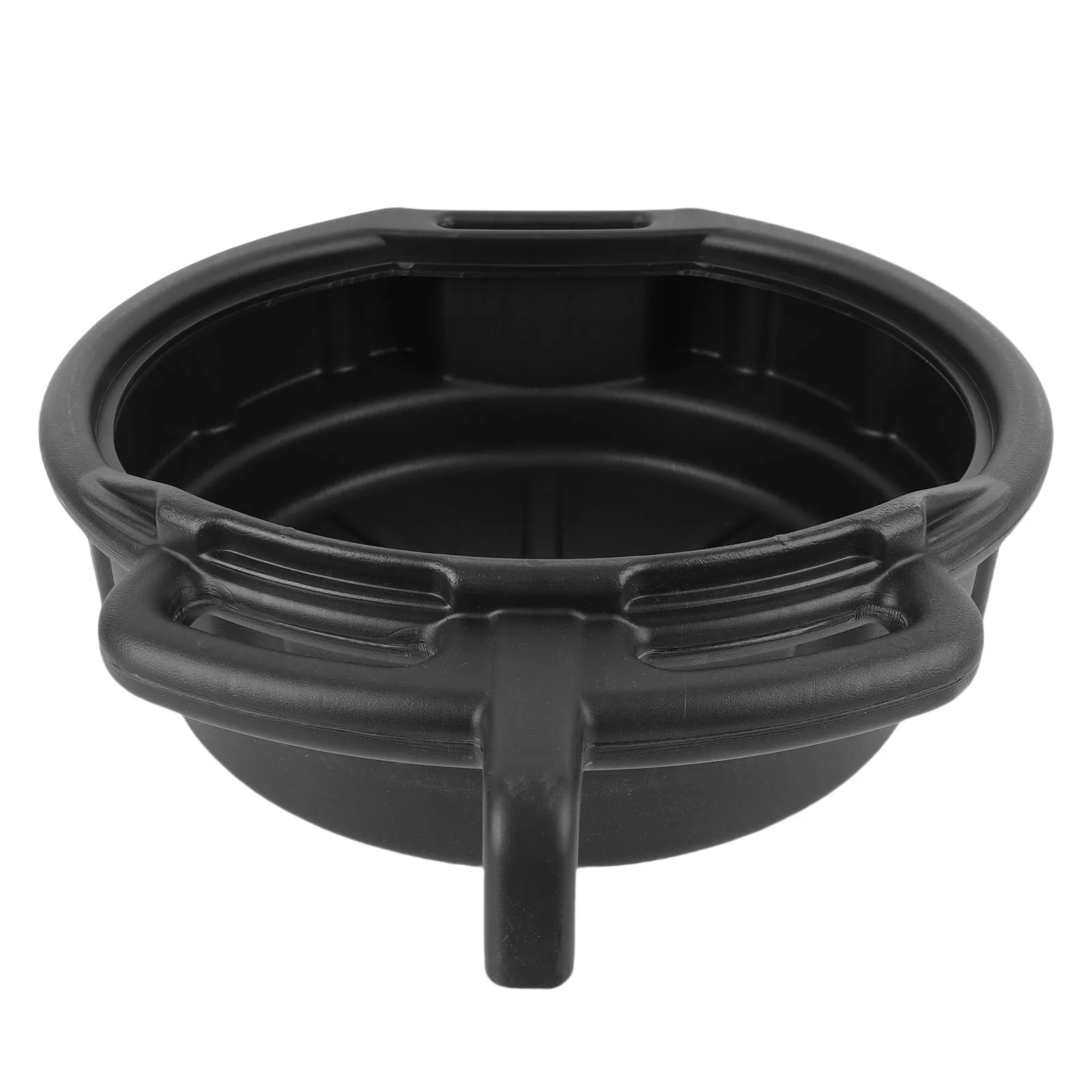 Bandeja receptora de goteo de aceite de Motor, bandeja de drenaje de aceite de 10L, cacerola colectora de goteo de aceite de Motor antisalpicaduras de plástico negro para taller de trabajo en casa - imagen 2