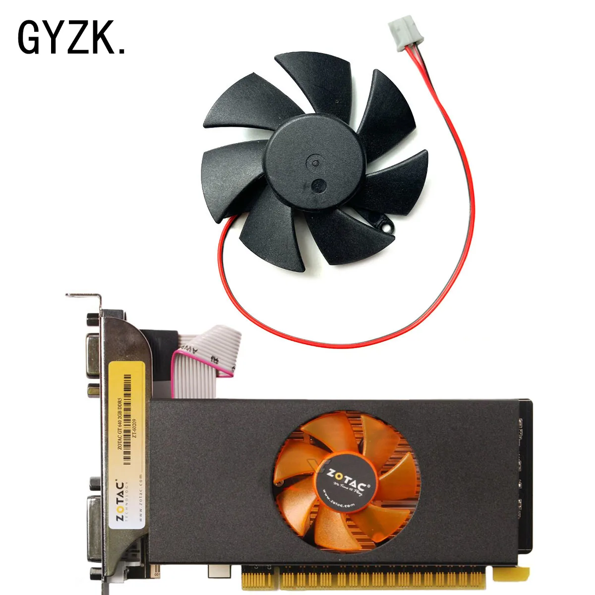 Nuevo para ZOTAC GeForce GT640 730 740 DDR3 LP ventilador de repuesto para tarjeta gráfica