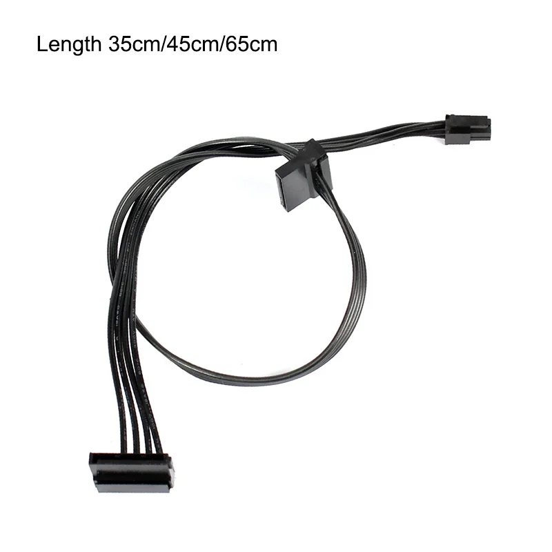 35 cm/45 cm/65 cm pequeño Mini 4 pines a uno/dos/tres Sata HDD SSD Cable de alimentación para Lenovo M410 M610 M415 Cable de alimentación
