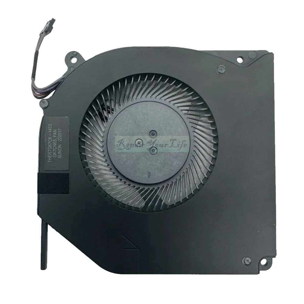 Ventilador de refrigeración para portátil MECHREVO X8TI-Plus 7E X3 MACHENIKE T90 PLUS CPU Cooler Radiator GK7CN6S THER7GK7C6 EG75070S1-C460-S99 1cm - imagen 3