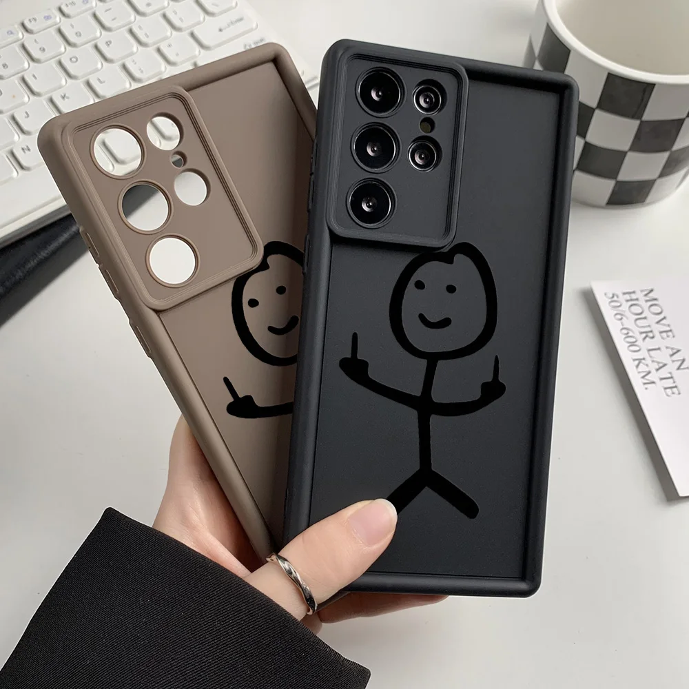 Funda de teléfono estética de silicona para Samsung A55 5G Galaxy A54 A15 A35 A34 A16 A06 A05 A05s A52 A53 A25 A24 A32 A33 A12 Funda