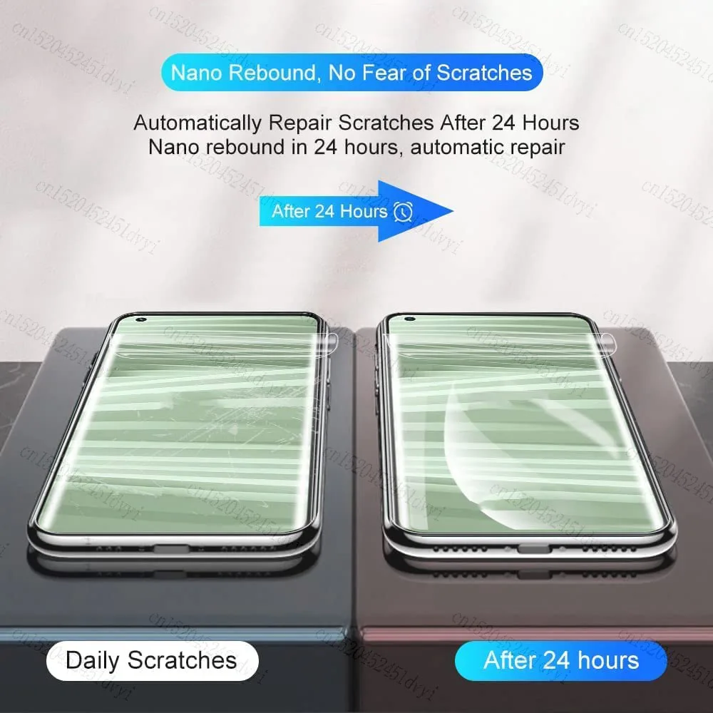 3 uds película de hidrogel para VIVO X50 Pro Plus V30 V23 V21 S12 IQOO 10 9 8 Protector de pantalla - imagen 3