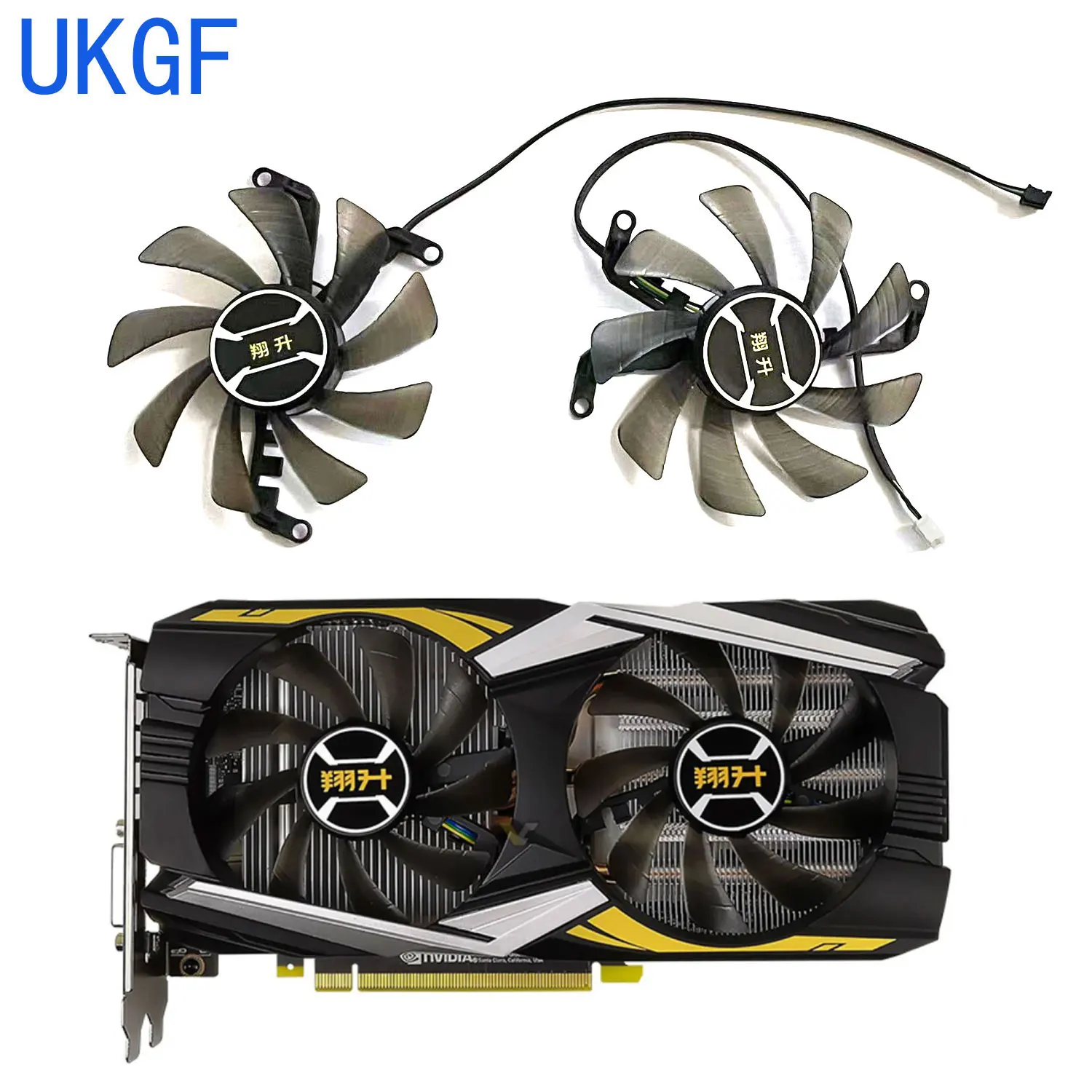 Nuevo FB9015M12LPA T 129215 Ventilador GPU SU 4PIN 85MM RTX 2070 para ASL GeForce RTX2070 8GB ventilador de repuesto para tarjeta gráfica GOD OF WAR