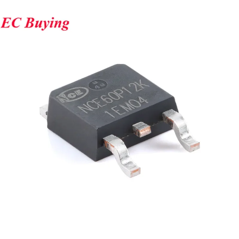 10 uds/5 uds NCE60P12K NCE 60P12K NCE60P12 TO-252-2 Canal P 60V 12A modo mejorado Chip MOSFET de potencia IC - imagen 2