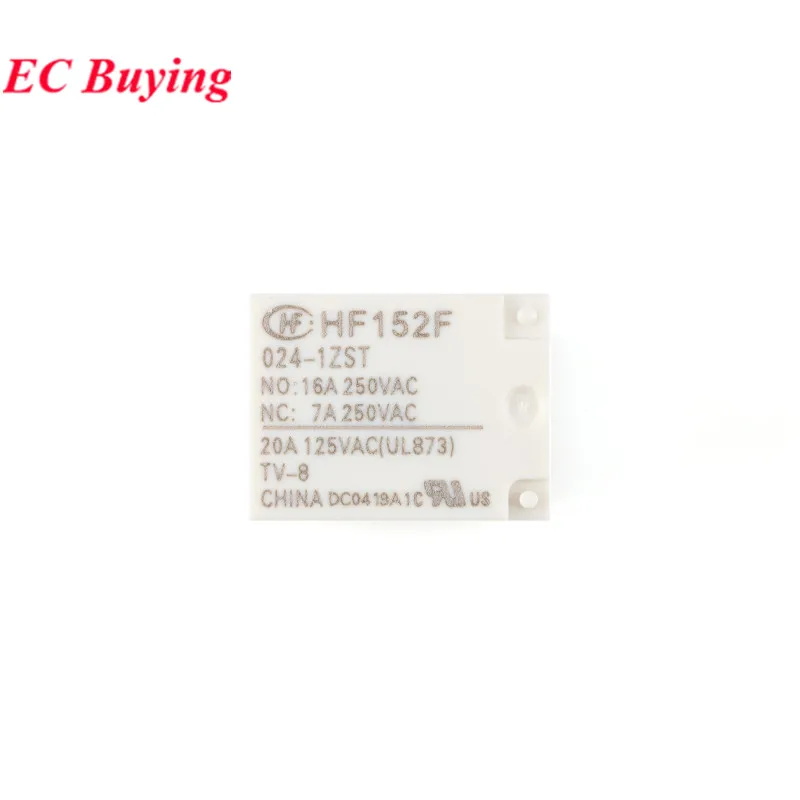 5 uds/1 ud relé de alta potencia HF152F HF152F-005-1ZST HF152F-012-1ZST HF152F-024-1ZST DC 5V 12V 24V 5Pin NC 7A 250V/AC NO 16A Rele - imagen 3