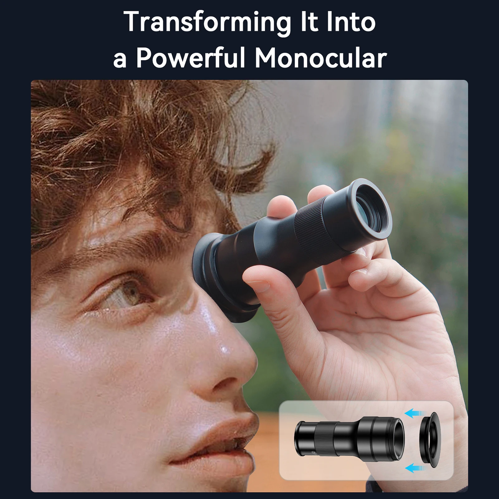 APEXEL APL-TM6 Kit de teleobjetivo Macro para teléfono móvil, teleobjetivo 6X + lente Macro de 150mm con bolsa de almacenamiento Universal para montaje en teléfono - imagen 5