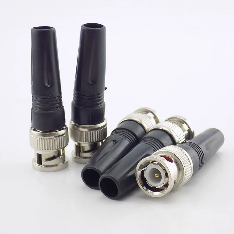 Conector de enchufe macho BNC de vigilancia, Adaptador tipo giro, Cable Coaxial RG59 / RG60 para cámara CCTV - imagen 5