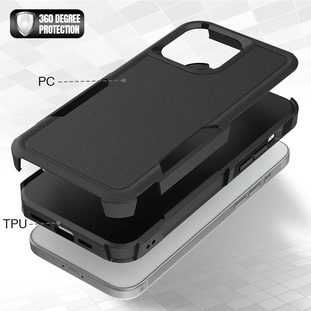 Funda Protectora Resistente iPhone Pro – AntiGolpes Premium TPU - imagen 3