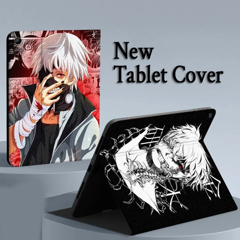 Ken Kaneki Anime para Samsung Galaxy Tab S11 S10 S9 S8 S7 S6 A10.1 A9 A8 A7 10,9 10,1 10,4 Lite FE Plus pulgadas funda para tableta