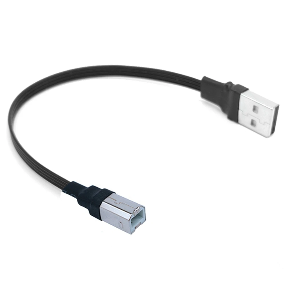 Escáner de impresora de ángulo, cable de ángulo BM de 2,0 CM, 5cm-3M, USB 100 A macho arriba, abajo, derecha e izquierda A USB B macho tipo B BM, Cable de 90 grados - imagen 2