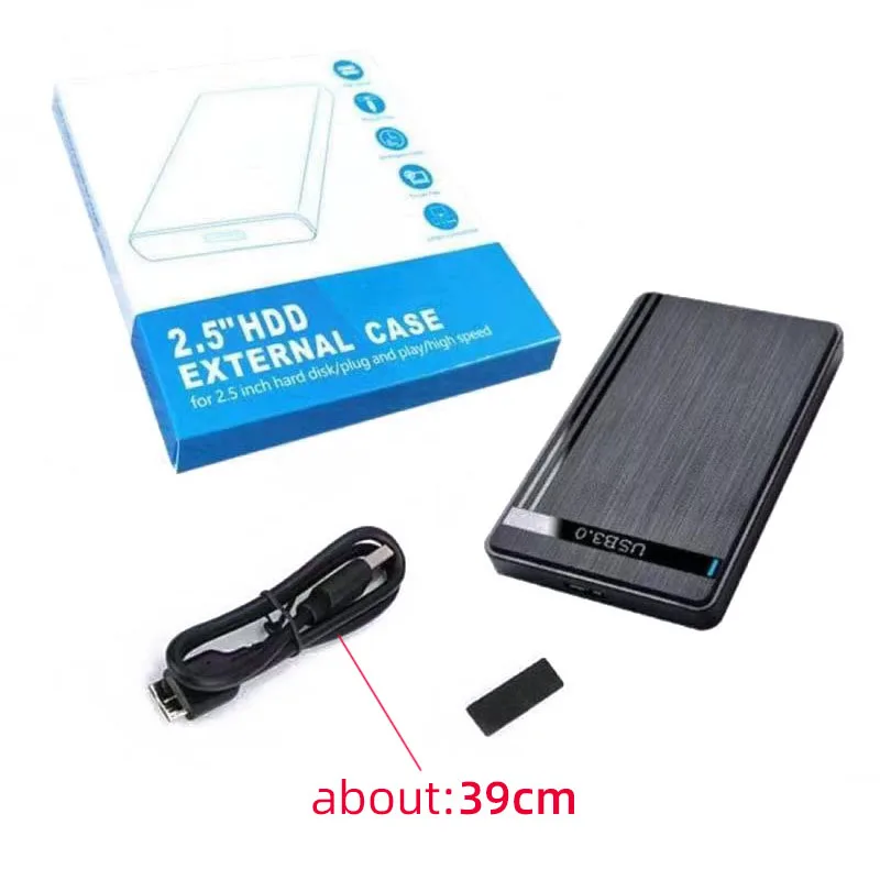 Caja HDD SATA a USB3.0, carcasa para disco duro de 2,5 pulgadas, compatible con caja de almacenamiento HDD externa móvil de 6Gbps para PC y portátil - imagen 2