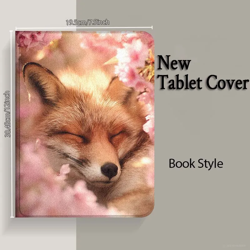 Linda imagen de zorro Animal para Samsung Galaxy Tab S11 S10 S9 S8 S7 S6 A10.1 A9 A8 A7 10,1 Lite FE Plus pulgadas funda para tableta - imagen 5