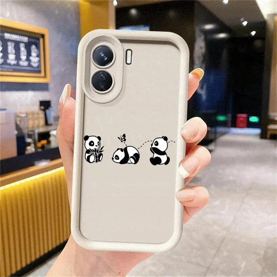 Bonita funda de teléfono Panda para Redmi 12, 4G, 12C, 13C, 4G, 5G, Poco X3, NFC, X3 Pro, C50, C51, C61, A1, A2 Plus, A3, A3x, mate - imagen 4