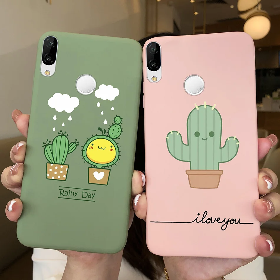 Funda protectora de silicona para teléfono Huawei, protector suave mate con patrón bonito, P20 Lite, P20Lite - imagen 3