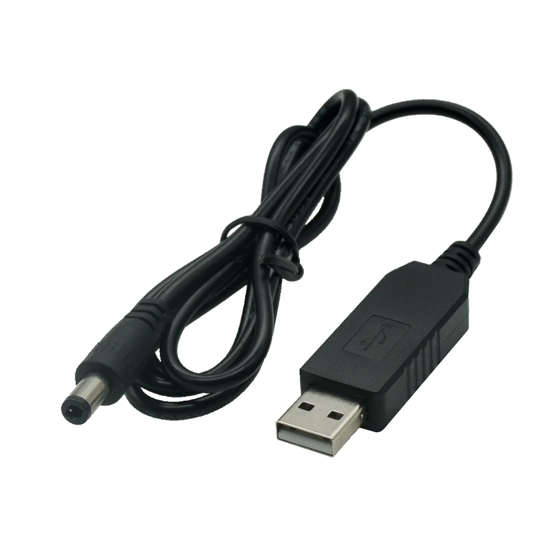 USB 5,5*2,5mm línea de refuerzo de energía DC 5V a DC 9V 12V módulo elevador Cable adaptador convertidor USB 2,5x5,5mm 2,1 4017 Cable de alimentación de enchufe - imagen 4