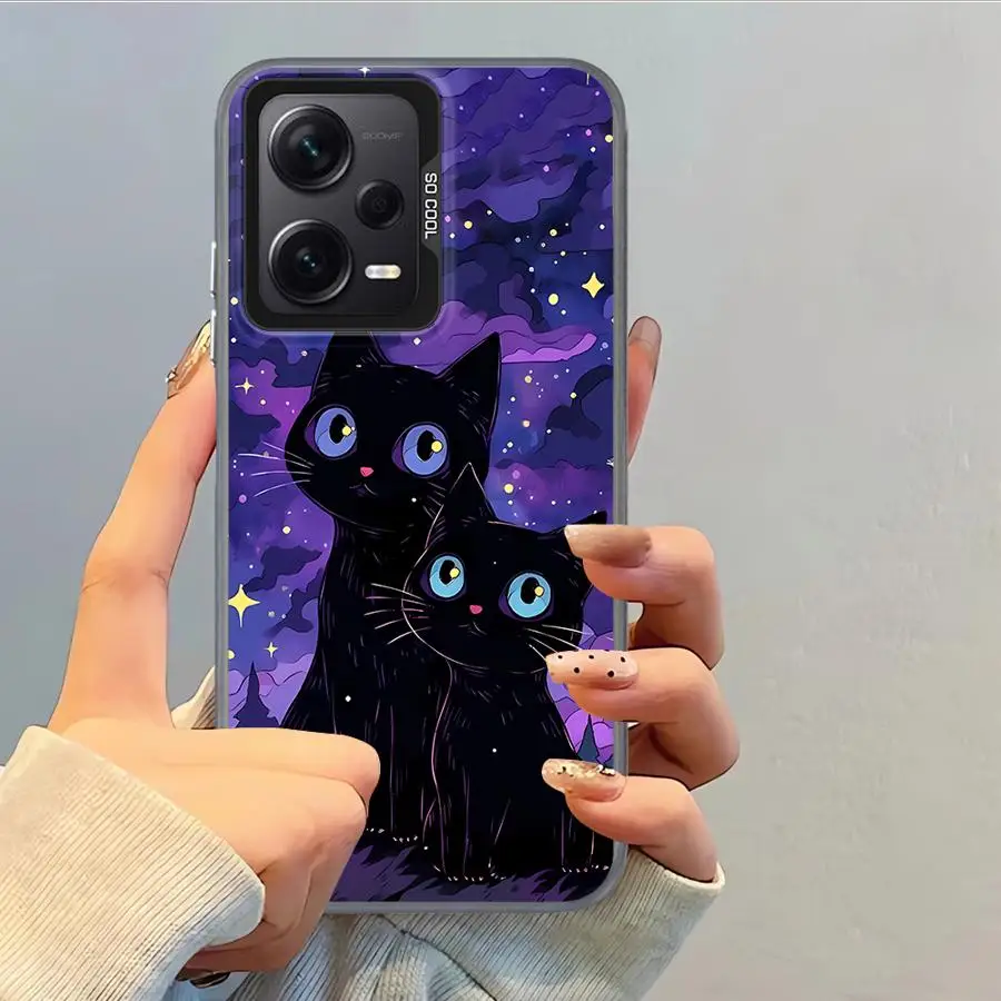 Funda Van Gogh Art Cat para Xiaomi Redmi 9C 12C K60 A5 10C 9T A1 A2 Plus 13C 14C, funda trasera para teléfono - imagen 4