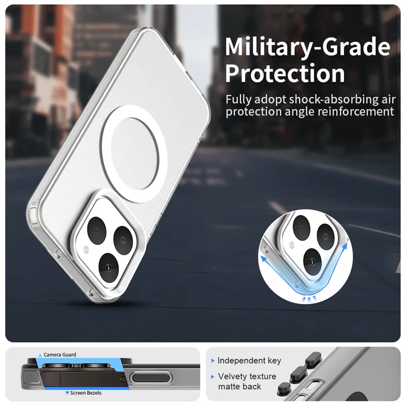 Para Realme 15T Funda Realme 15T 5G Funda magnética mate duradera carcasa protectora trasera fundas de teléfono para Realme 15T Funda - imagen 2