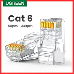 Ugreen Conector RJ45 Cat6 UTP – Red Ethernet Rápida