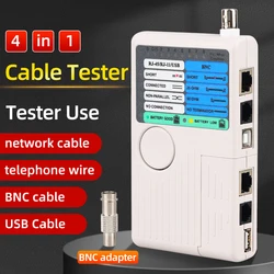 Probador de cables de red RJ45 RJ11 USB BNC profesional