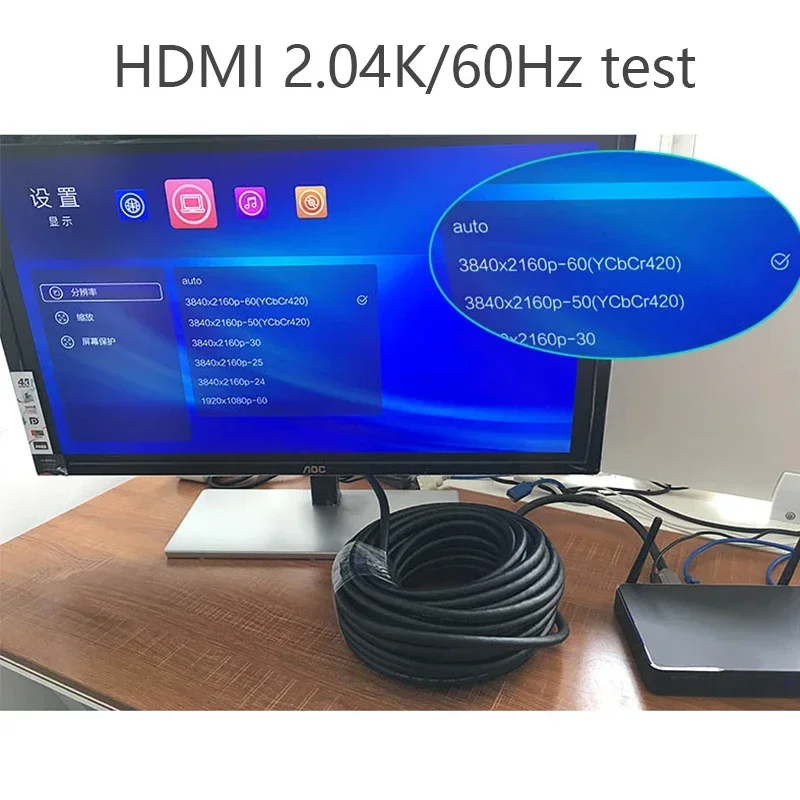Cable HD compatible con HDMI 24AWG /26AWG versión 2,0 DIY línea dispersa 4K decoración integrada soldadura cabeza libre Cable de ingeniería HIFI - imagen 2
