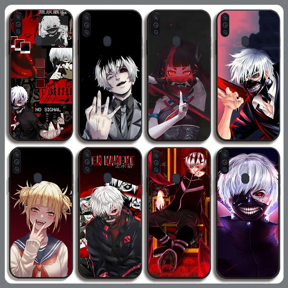 BD-62 Tokyo Ghoul funda negra para Samsung A11 A30 M20 A9 A20 A10S A40S M21 M30 A20S M30S