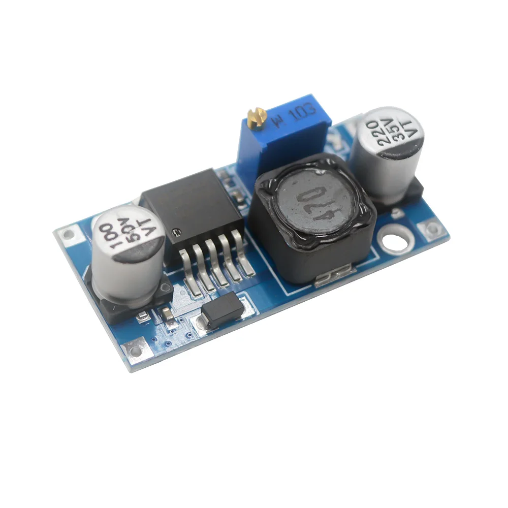 Convertidor Buck de CC a CC, 1/5/10 piezas, LM2596, 3,0-40V a 1,5-35V, módulo reductor de fuente de alimentación - imagen 4