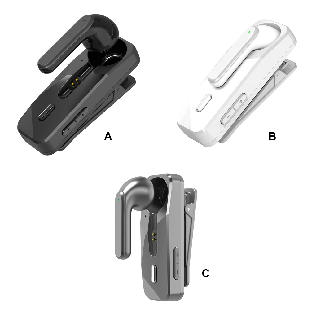 Auriculares de cuello con Bluetooth, caja de carga, reducción de ruido, música, deportes, micrófono, gris, 1 unidad - imagen 4