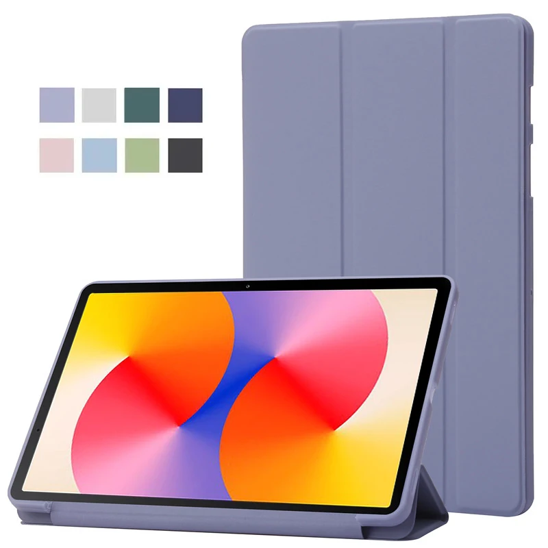 Para Huawei matepad se 11 Funda Coque Trifold PU Leaher soporte trasero suave Tablet Funda para Huawei MatePad SE 11 pulgadas 2024 Funda