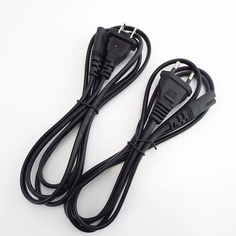 Conector de Cable de plomo de 2 puntas, adaptador de corriente de CA, Cable de extensión N6, enchufe de Cable de línea eléctrica de 1,4 M, 2 pies - imagen 4