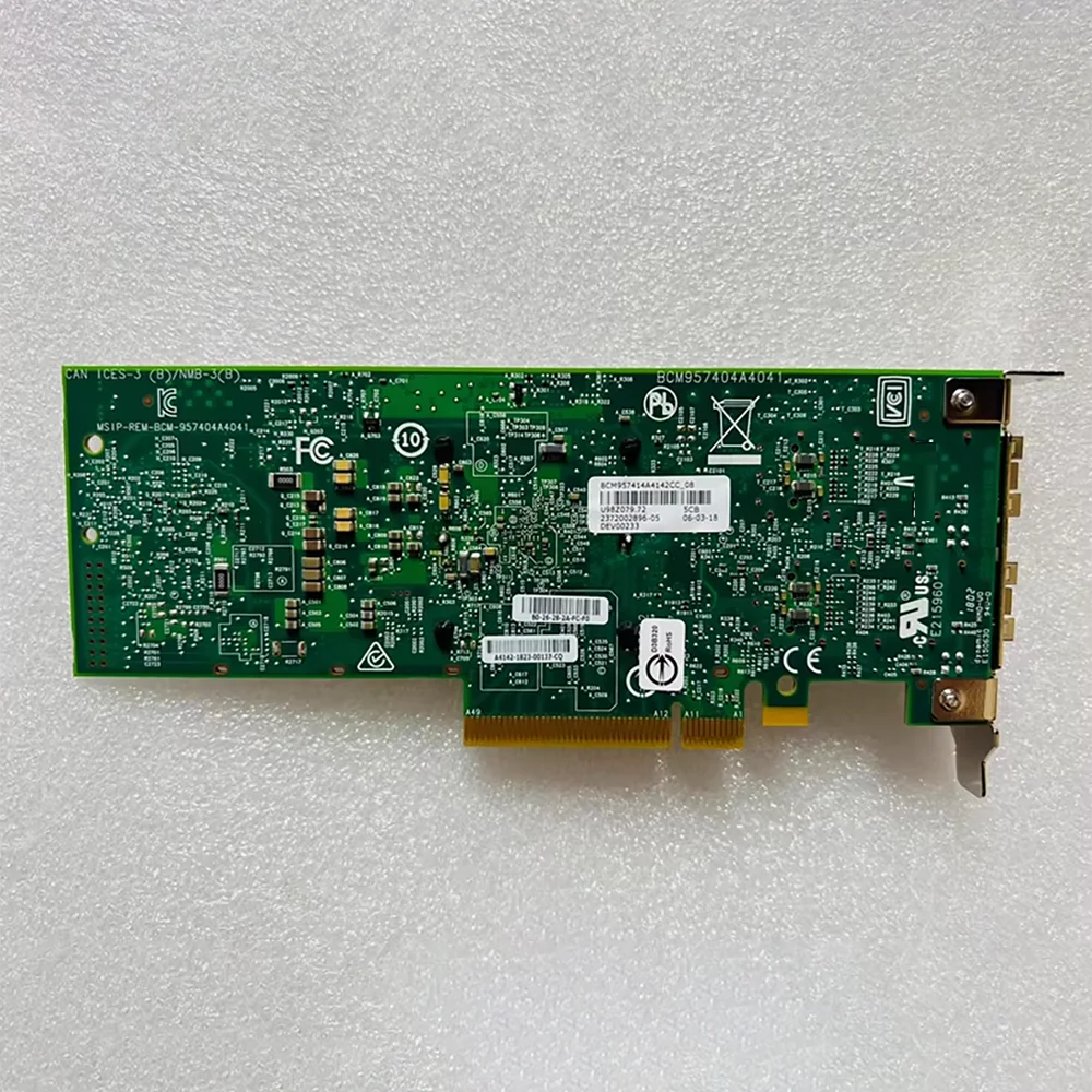 Original BCM957414A4142CC puerto dual 25G 10 Gigabit red de servidor BCM957414A - imagen 5