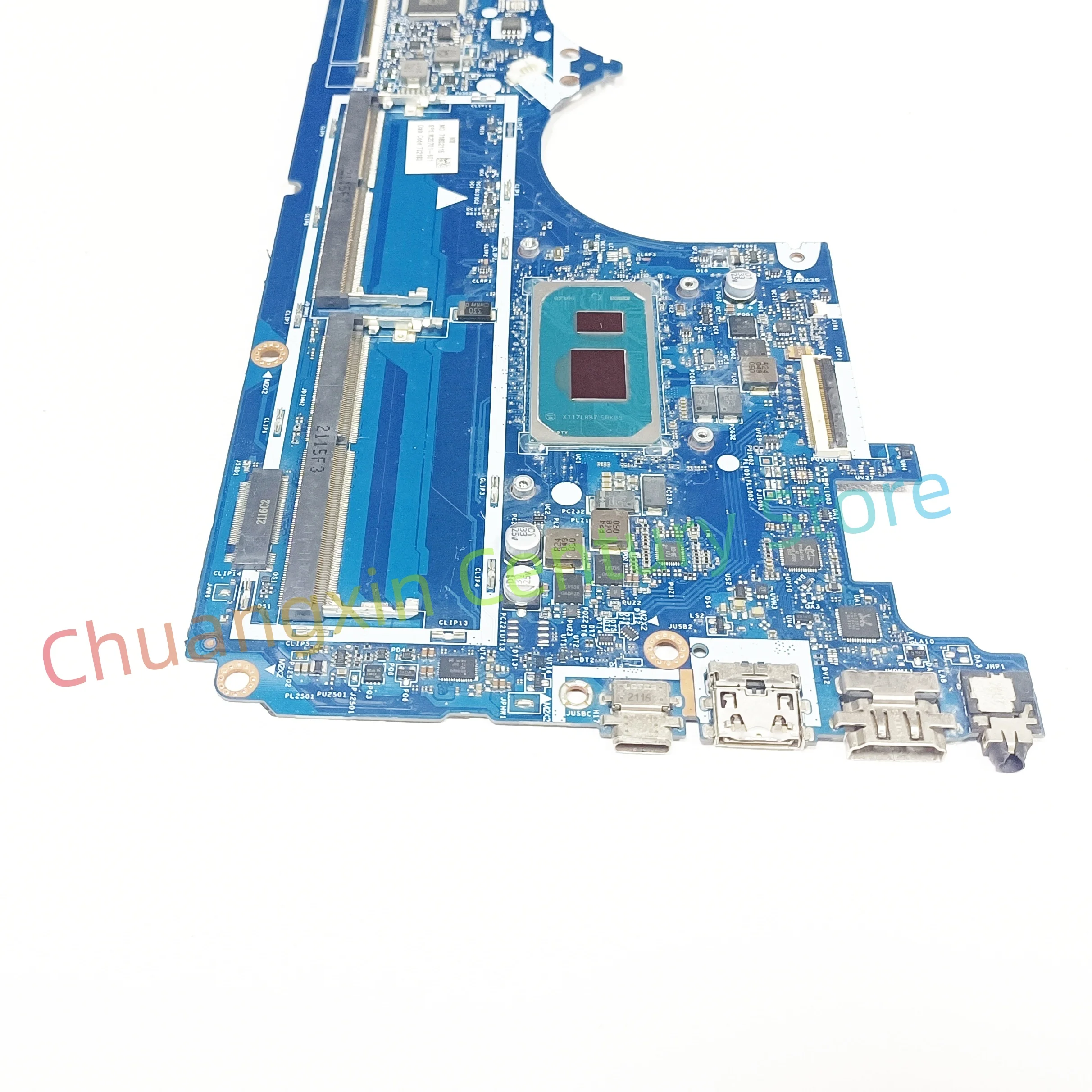 Placa base de LA-J497P para portátil HP ENVY X360 15-ED, CPU: I5-1135G7, I7-1165G7, GPU:N18S-G5-A1, MX450, 2G, prueba al 100%, envío correcto - imagen 4