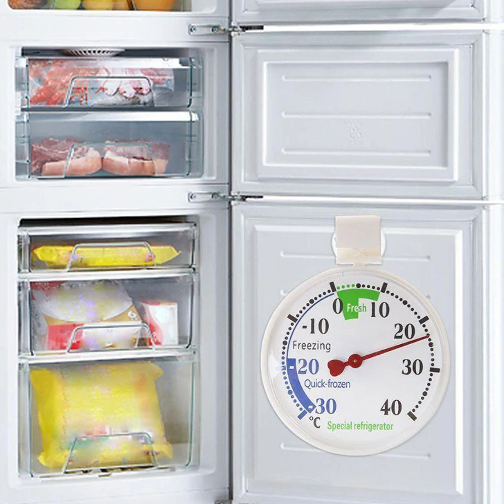 Termómetro para refrigerador y congelador, medidor de temperatura de refrigeración para refrigerador, herramientas accesorios de cocina para uso doméstico con ventosa - imagen 5