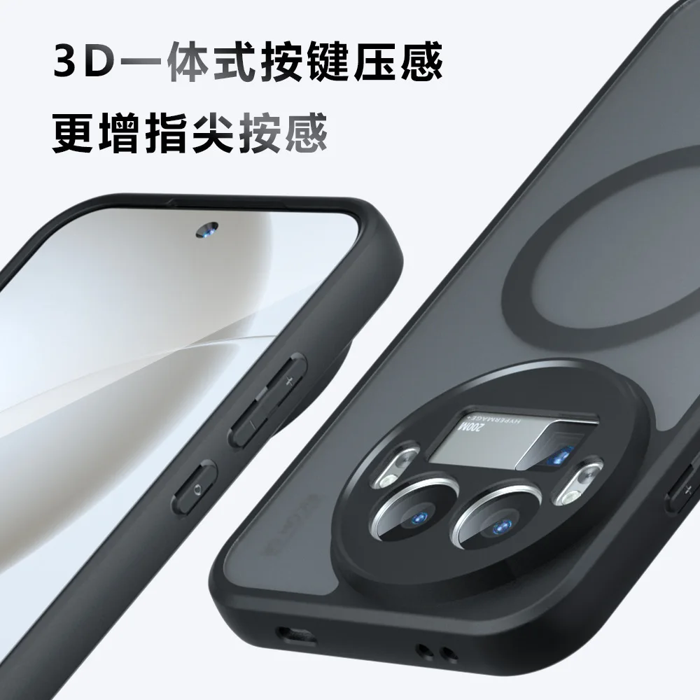 Para Magsafe funda magnética para Realme GT8 Pro carga inalámbrica a prueba de golpes mate PC + TPU cubierta trasera dura para Realme GT 8 Pro - imagen 4