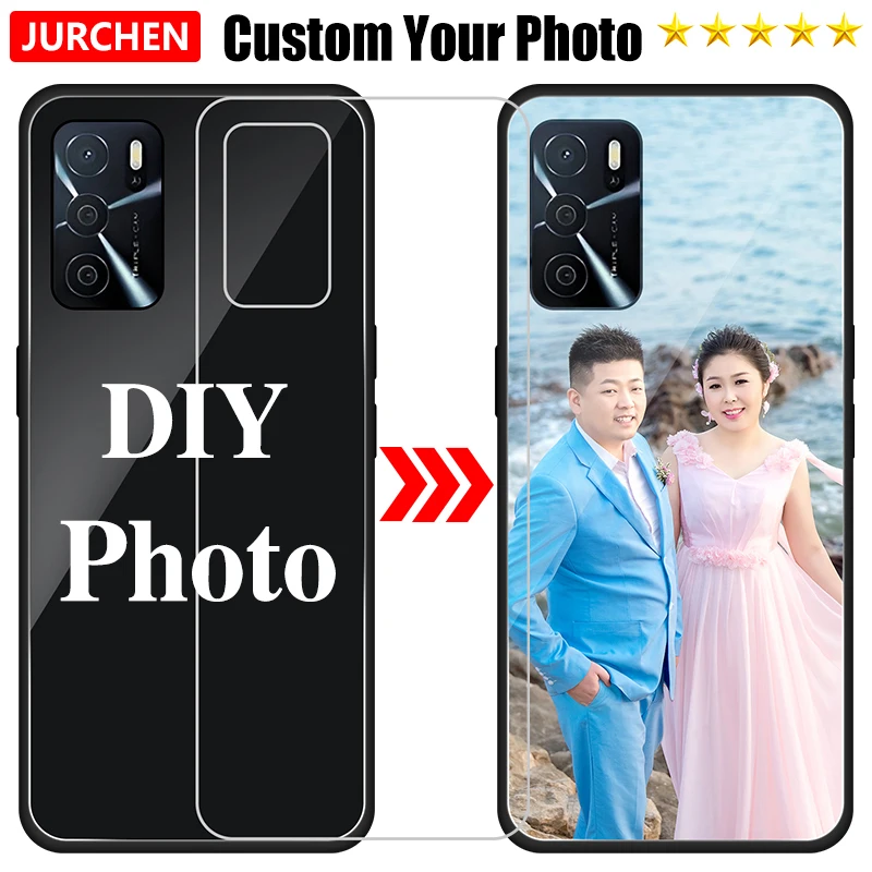 Fundas de fotos personalizadas para OPPO Realme 10 5S 5i 6i Reno9 A58 A57 A57S A77 A92S A97 A77S A58X C30 C3 F21 Pro Plus 5G silicona de vidrio - imagen 4