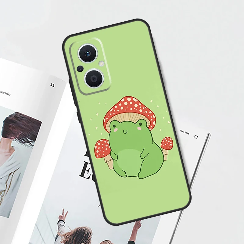 Cottagecore-funda estética con forma de seta y rana para OPPO Find X9 X8 X6 Pro OPPO Reno 7 8 Lite 10 11 12 13 14 Pro 11F 12F 13F 14F - imagen 5