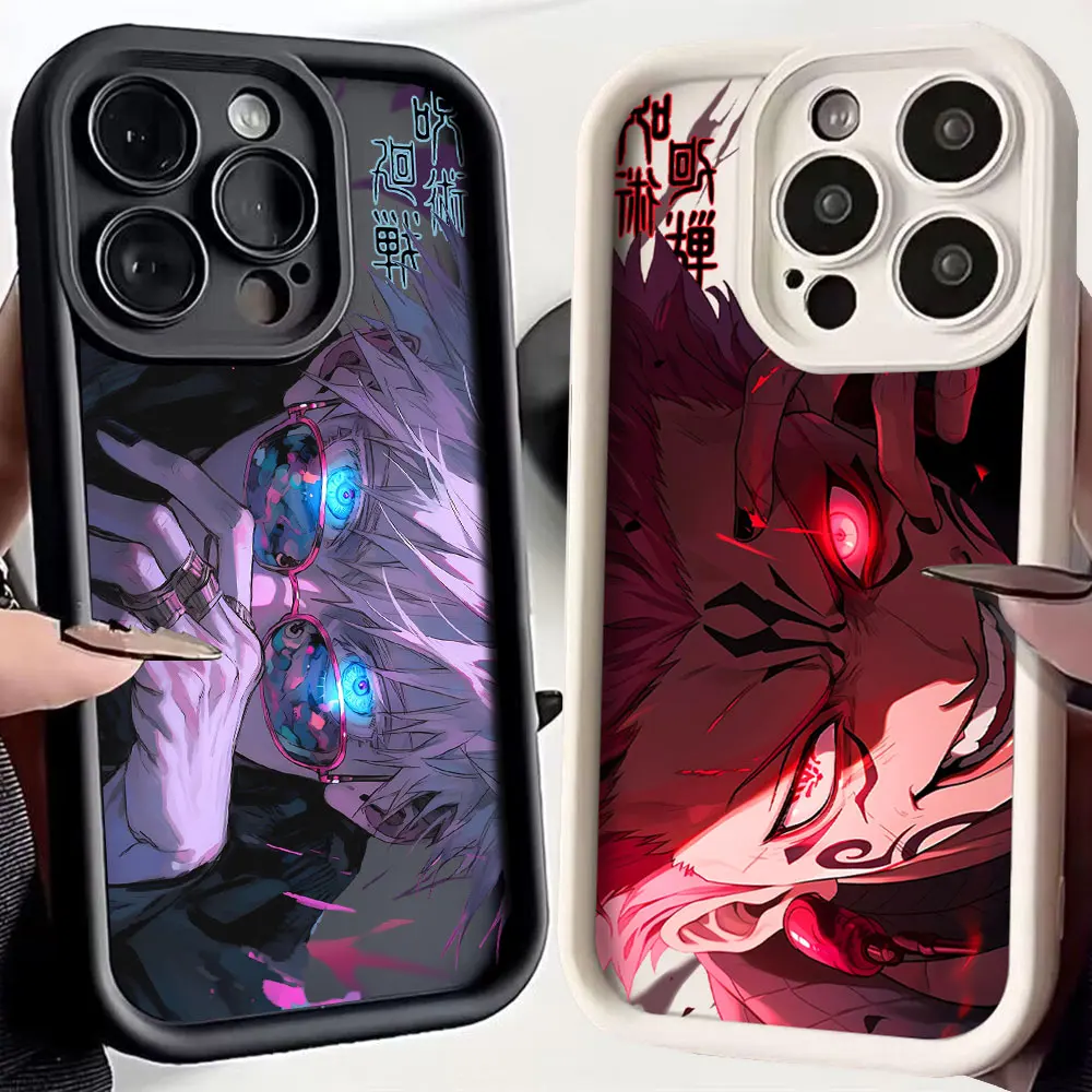 Funda de teléfono Anime Jujutsu Kaisen para Google Pixel 9 8 7 8A 7A Pro XL 4G 5G funda trasera de silicona suave TPU