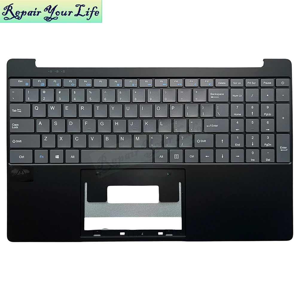 Cubierta de reposamanos en inglés de EE. UU., Teclado retroiluminado para Ipason MaxBook P2 Pro, Estados Unidos, EE. UU., funda superior C Shell, teclados, Teclado para ordenador portátil - imagen 3