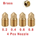 4 Pcs Brass