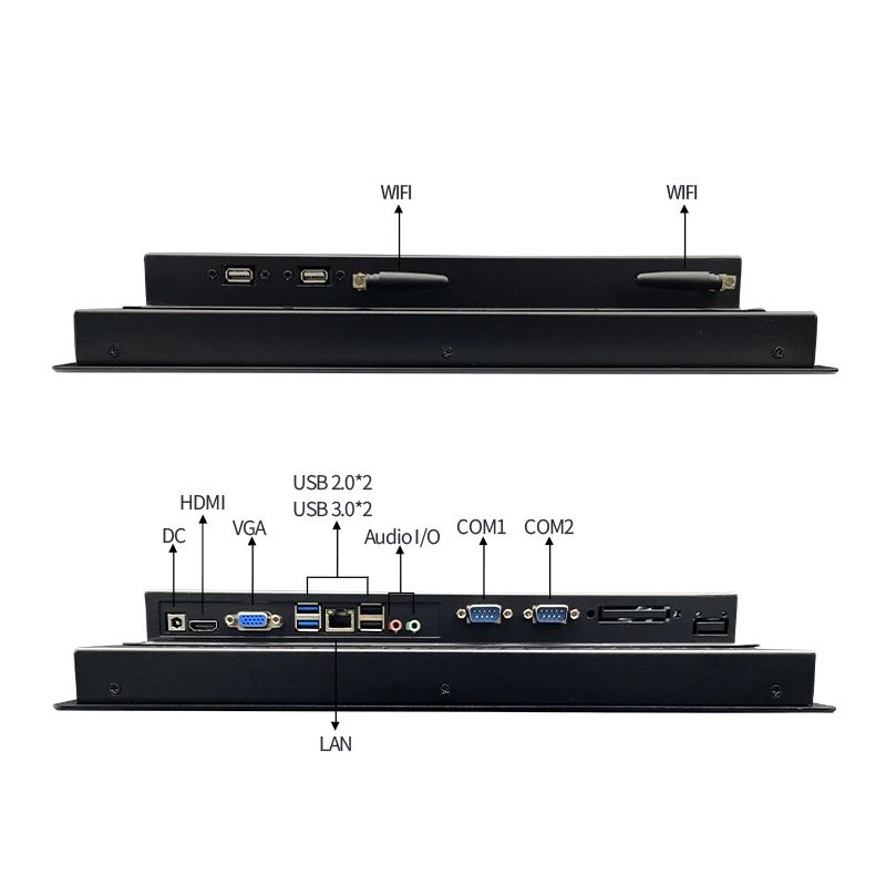 10,1 ventilador de refrigeración Win OS Tablet PC Monitor de pantalla táctil capacitiva Industrial ordenador integrado táctil todo en uno - imagen 5