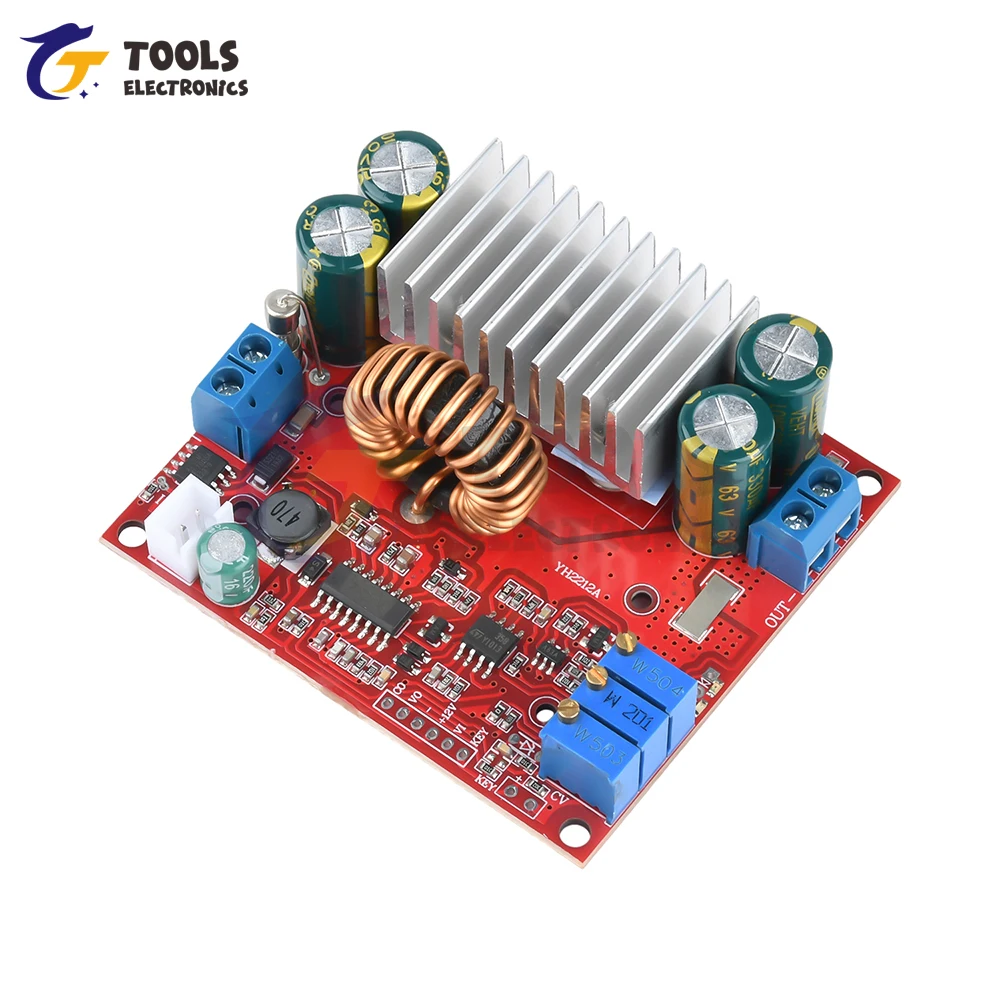 Módulo de cargador de refuerzo MPPT DC 6-50V 15A CC/CV carga Solar con rectificador síncrono fuente de alimentación ajustable - imagen 4