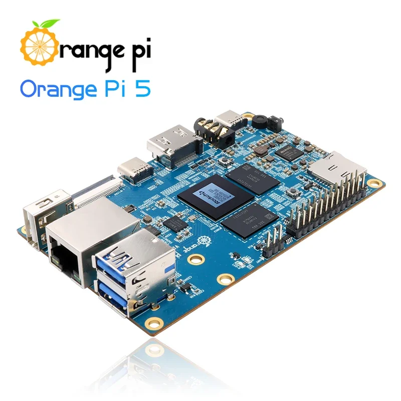 Orange Pi 5 8GB RK3588S con Wifi+BT+Gigabit Ethernet+PCIE SSD Computadora de placa única, compatible con sistema operativo Android 12, Debian 11 - imagen 4