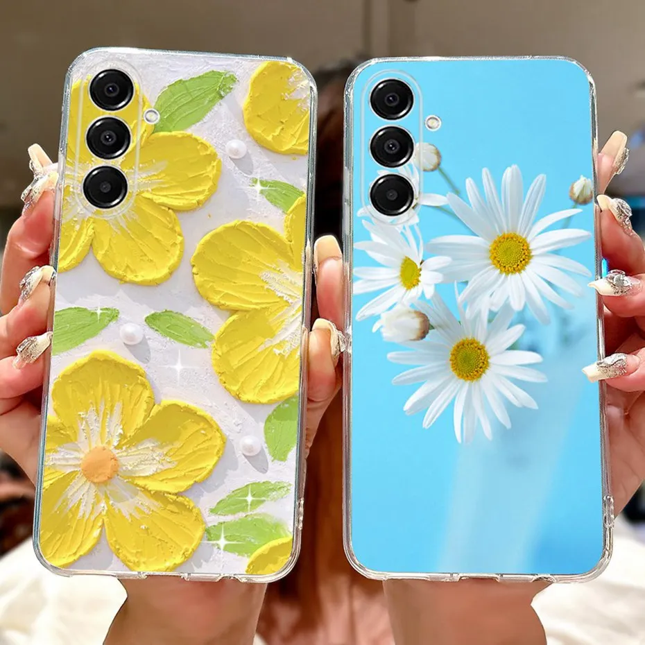 Funda de teléfono con pintura bonita para Samsung Galaxy A17, funda trasera de silicona suave TPU para Samsung A17 5G 4G A175F A176B, parachoques - imagen 3
