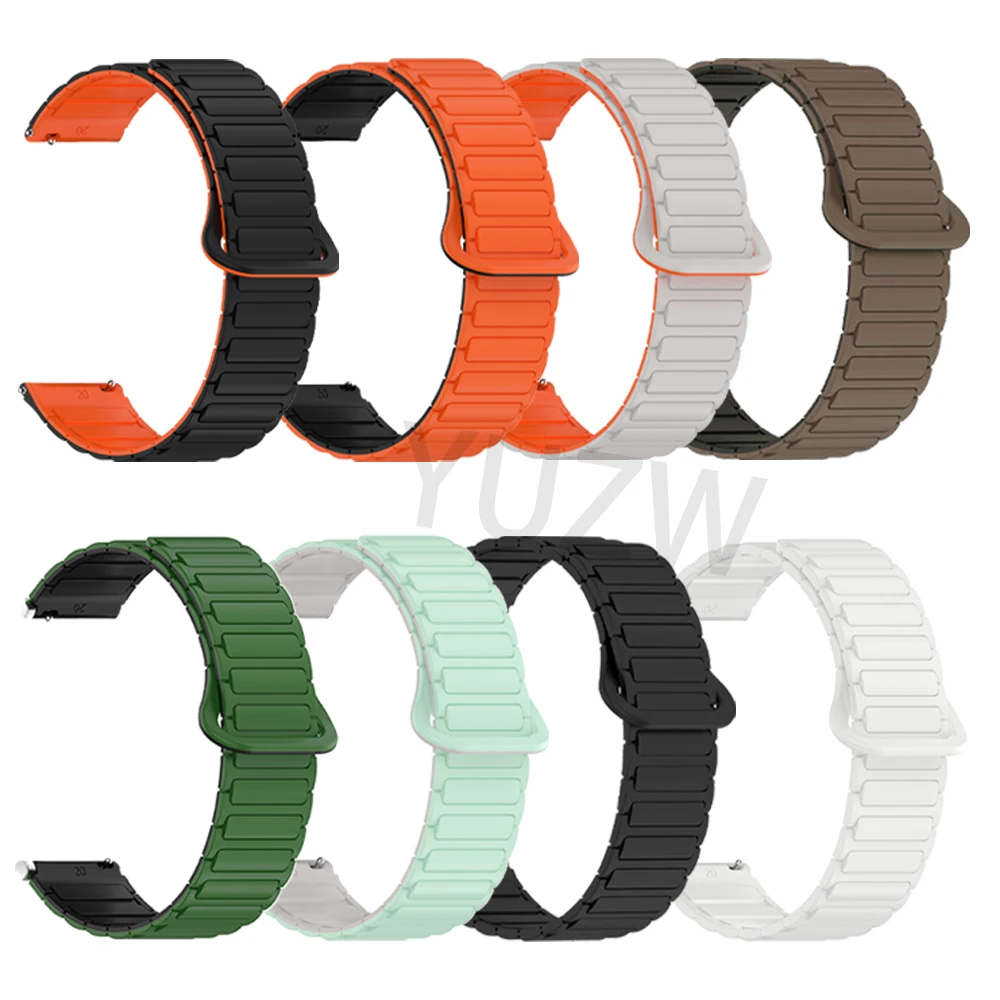 Correa de silicona de 22mm para Xiaomi Redmi Watch 5 Active Lite, pulsera de repuesto magnética ajustable para Mi Watch 2 pro S4 Correa - imagen 3
