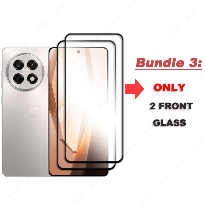 Para OnePlus 13R Protector de pantalla de vidrio para OnePlus Ace 5 Pro película protectora de borde negro película de lente de cámara para OnePlus Ace 5 - imagen 4