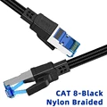 Cat 8-Black Braided