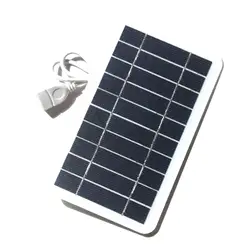 Panel Solar Portátil 5V 2W USB - Camping y Hogar